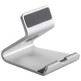 Time Treasure Home Silver Aluminium Mobile Phone &amp; Tablet Stand
