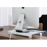 Time Treasure Home Rotating Aluminium Monitor Subbase Mat