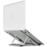 Time Treasure Home Aluminium Tablet &amp; Laptop Stand with Carrying Pouch
