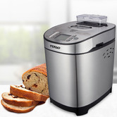 Time Treasure Home Stainless Steel Bread Maker with Fruit &amp; Nut Dispenser