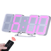 Time Treasure Home LED Digital Alarm Clock with Remote Control