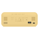 Time Treasure Home Portable Rechargeable&nbsp;Digital Alarm Clock