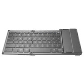 Time Treasure Home Grey Foldable&nbsp;Bluetooth&nbsp;Wireless Keyboard