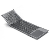 Time Treasure Home Grey Foldable&nbsp;Bluetooth&nbsp;Wireless Keyboard