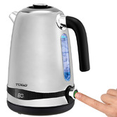 Time Treasure Home 1.7L Stainless Steel Cordless Kettle&nbsp;with Keep Warm Function