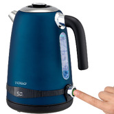Time Treasure Home 1.7L Stainless Steel Cordless Kettle&nbsp;with Keep Warm Function