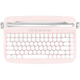 Time Treasure Home Retro Bluetooth Wireless Keyboard with Tablet Holder