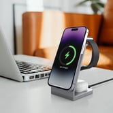 Time Treasure Home 3-in-1 Wireless Gadget Charging Dock