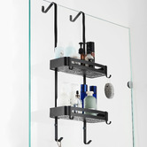 Time Treasure Home 2 Tier Aluminium Shower Caddy