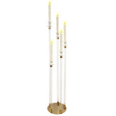 Time Treasure Home 109cm 5 Light LED Acrylic Candelabra