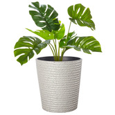 Time Treasure Home Ceramic-Look Resin Plant Pot