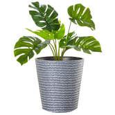 Time Treasure Home Ceramic-Look Resin Plant Pot