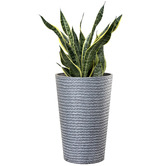 Time Treasure Home Ceramic-Look Resin Plant Pot