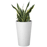 Time Treasure Home Ceramic-Look Resin Plant Pot