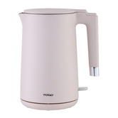 Time Treasure Home Bray 1.7L Stainless Steel Cordless Electric Kettle