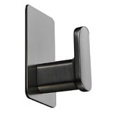 Time Treasure Home Ollie Black Aluminium Alloy Robe Hook