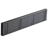 Time Treasure Home Hugo Black Aluminium Alloy 4 Robe Hook