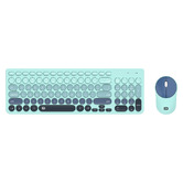 Time Treasure Home Wireless Typewriter Keyboard &amp; Mouse Set