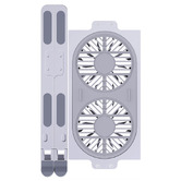 Time Treasure Home Foldable Aluminium Alloy Laptop Stand with Fan