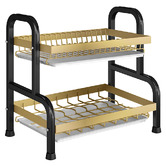 Time Treasure Home 2 Tier Dish Drying Rack