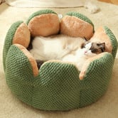 Time Treasure Home Lily Soft Warm Fleece Pet Bed