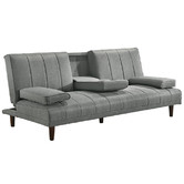 Nordic House Copenhagen 3 Seater Sofa Bed with Cup Holder