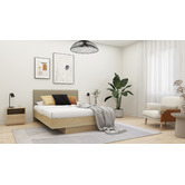Nordic House Edwards Bedside Table