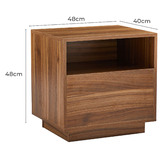 Nordic House Edwards Bedside Table