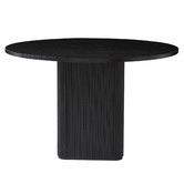 Nordic House Chandni Ribbed Round Dining Table