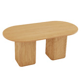 Nordic House Chandni Ribbed 180cm Dining Table