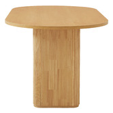 Nordic House Chandni Ribbed 180cm Dining Table