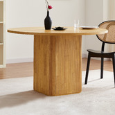 Nordic House Chandni Ribbed Round Dining Table