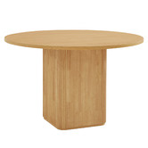 Nordic House Chandni Ribbed Round Dining Table
