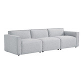 Nordic House Milla 3.5 Seater Upholstered Sofa