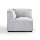Nordic House Light Grey Milla 4 Seater Sofa