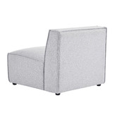 Nordic House Milla 3.5 Seater Upholstered Sofa with Ottoman