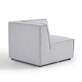 Nordic House Light Grey Milla 4 Seater Sofa