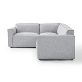 Nordic House Milla 4 Seater Upholstered Sofa
