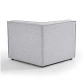 Nordic House Light Grey Milla 4 Seater Sofa