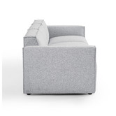Nordic House Milla 3.5 Seater Upholstered Sofa