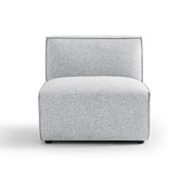 Nordic House Light Grey Milla 4 Seater Sofa