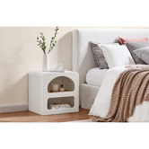 Nordic House Sora Textured Bedside Table