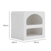 Nordic House Sora Textured Bedside Table