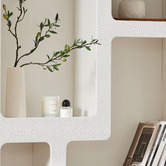 Nordic House Sora Textured Tall Shelving Unit