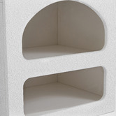 Nordic House Sora Textured Bedside Table