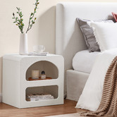 Nordic House Sora Textured Bedside Table