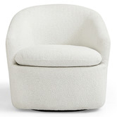 Nordic House Carrie Boucle Swivel Chair