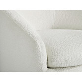 Nordic House Carrie Boucle Swivel Chair