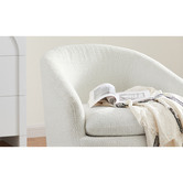 Nordic House Carrie Boucle Swivel Chair