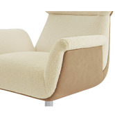 Nordic House Thomas Upholstered Office Chair